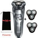 Barbeador Elétrico SOEYE 3D inteligente  – Compacto, IPX7 à Prova D’Água + Brinde