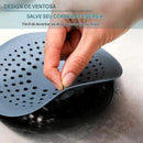 Protetor de Ralo em Silicone com Ventosa – Cobre Ralos de Pia e Banheira | Retém Cabelos e Resíduos – 15cm para Banheiro e Cozinha