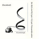 Luminea Lux™ – Luminária Espiral Moderna para Ambientes Sofisticados