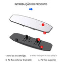 Espelho Retrovisor Interno Panorâmico Antirreflexo — Visão Ampliada e Monitoramento de Crianças no Carr
