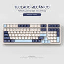 Teclado Mecânico sem fio K8 Pro™ — Performance Máxima + Iluminação Multicolor