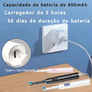 Escova Elétrica Recarregável 360° – Limpeza Profunda com 8 Cabeças + Timer Inteligente | À Prova d’Água