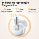 SonicAir Pro™ – Áudio Profissional, Cancelamento Inteligente e Conforto Total Alta Resolução e Bateria de 34h para Áudio Imersivo!