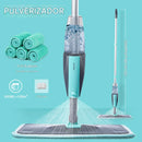 Mop Aqlo Profissional Deslizante — Microfibra Premium com Cabo Telescópico + 6 Panos Brindes