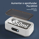 Xiaomi MIJIA Ultrasonic Cleaner 650ML — Limpeza Profissional para Joias, Óculos e Mais | Alta Potência, 3 Níveis de Ajuste