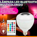 Caixa de Som Bluetooth 2 em 1 com Luz LED Premium 12W