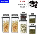 MaxOrganize™ – Kit de Potes Herméticos Empilháveis Premium | QUEIMA ESTOQUE 🔥