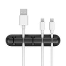 Organizador de Cabos em Silicone - Fixa Fios USB, Mouse e Fones com Praticidade