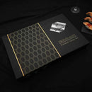 Conjunto de talheres dourados luxuoso com 24 peças + caixa de presente