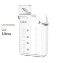 Pote Premium Hermético Copo Medidor Pezzi – Dosador e Armazenamento Prático