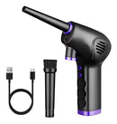 Soprador Elétrico Portátil de Alta Potência – Limpeza Profunda para PC, Carro e Casa