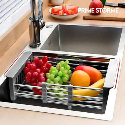 Escorredor de Pia de Cozinha Ajustável