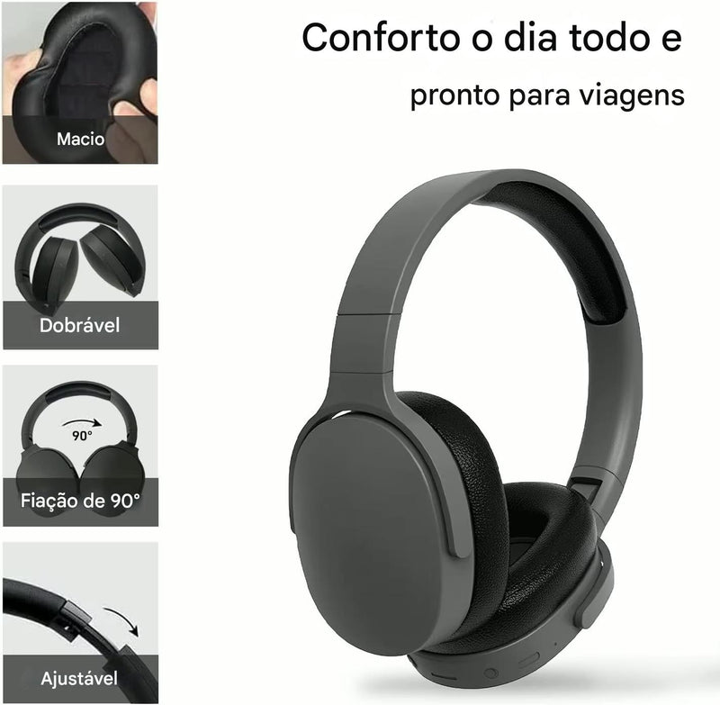 AudioZen Pro™ – Potência, Conforto e Liberdade Sem Fios + 2 Brindes Grátis | Queima de Estoque Imperdível!