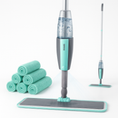 Mop Aqlo Profissional Deslizante — Microfibra Premium com Cabo Telescópico + 6 Panos Brindes