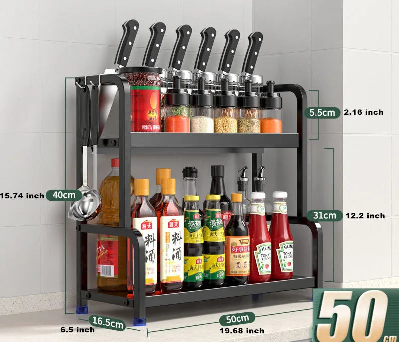 Prateleira para Cozinha em Aço Inox - Pezzi