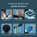 Pistola de Massagem Muscular Premium com Tela Touch + 2 Brindes Exclusivos – Alívio Profundo e Relaxamento em Minutos | Recarga USB