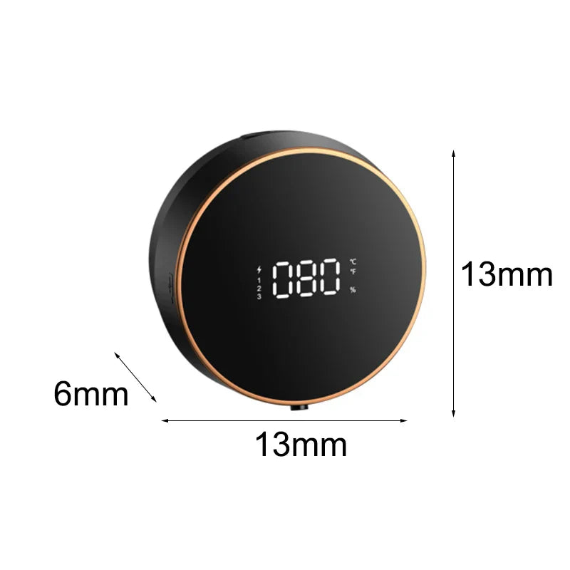 Dispensador Automático de Sabão Líquido Montado na Parede — Sensor Infravermelho, LED, Carregamento USB e Tecnologia Sem Toque