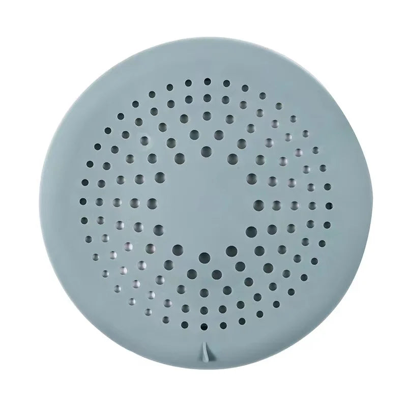Protetor de Ralo em Silicone com Ventosa – Cobre Ralos de Pia e Banheira | Retém Cabelos e Resíduos – 15cm para Banheiro e Cozinha