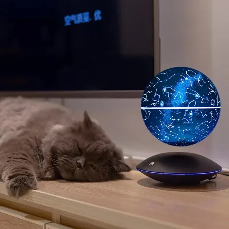 Luminária Globo Flutuante 3D com Levitação Magnética | Um Toque de Magia na Sua Decoração