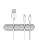 Organizador de Cabos em Silicone - Fixa Fios USB, Mouse e Fones com Praticidade