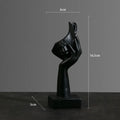 Linéa Nordic - Escultura de Rosto em Resina Estilo Nórdico Luxo