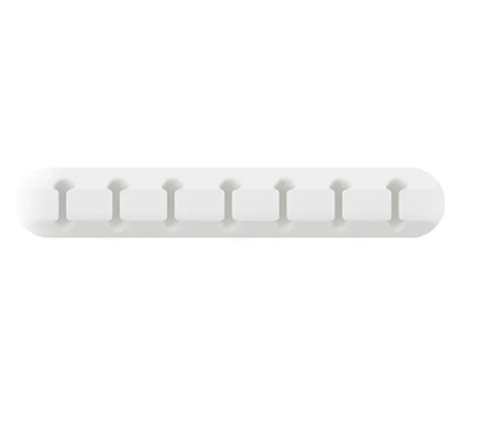 Organizador de Cabos em Silicone - Fixa Fios USB, Mouse e Fones com Praticidade