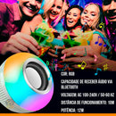 Caixa de Som Bluetooth 2 em 1 com Luz LED Premium 12W