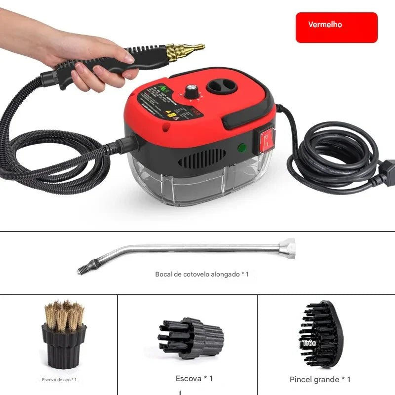 Vaporizador de Alta Temperatura para Esterilização — Limpeza de Ar-Condicionado, Coifa, Casa e Carro