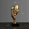 Linéa Nordic - Escultura de Rosto em Resina Estilo Nórdico Luxo