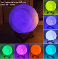 Luminária LED de Anel 3 Cores - Luz de Noite para Quarto e Sala de Estar, Ajuste de Brilho