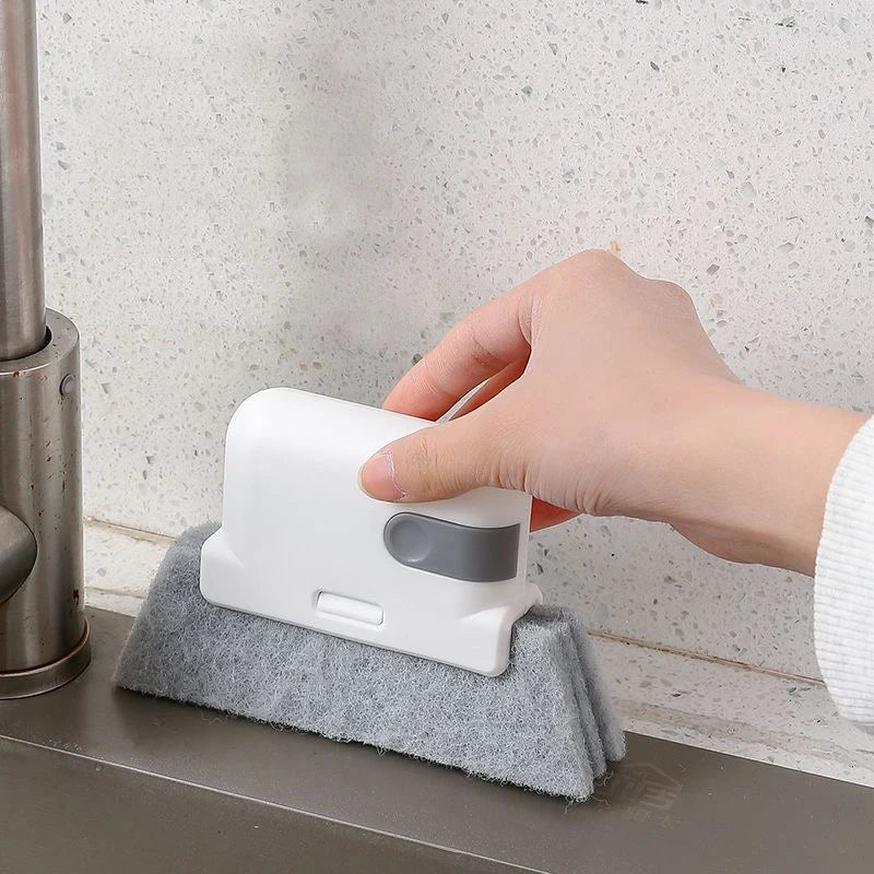 EdgeMaster Brush — Escova Multiuso Minimalista para Limpeza Profunda de Cantos, Recessos e Janelas com Alta Precisão