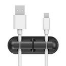 Organizador de Cabos em Silicone - Fixa Fios USB, Mouse e Fones com Praticidade