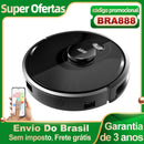 Robô Aspirador Inteligente X8 com Laser Lidar, Sucção 6500Pa, Mop, UV, Wi-Fi e Controle por App