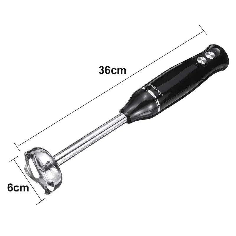 Liquidificador Multifuncional 4 em 1 110V/220V - Mixer de Mão Elétrico, Processador de Alimentos e Bebês | Eletrodoméstico de Cozinha