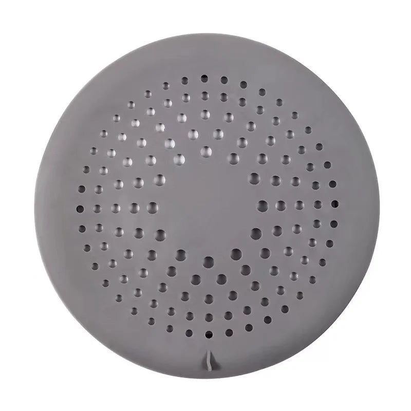 Protetor de Ralo em Silicone com Ventosa – Cobre Ralos de Pia e Banheira | Retém Cabelos e Resíduos – 15cm para Banheiro e Cozinha