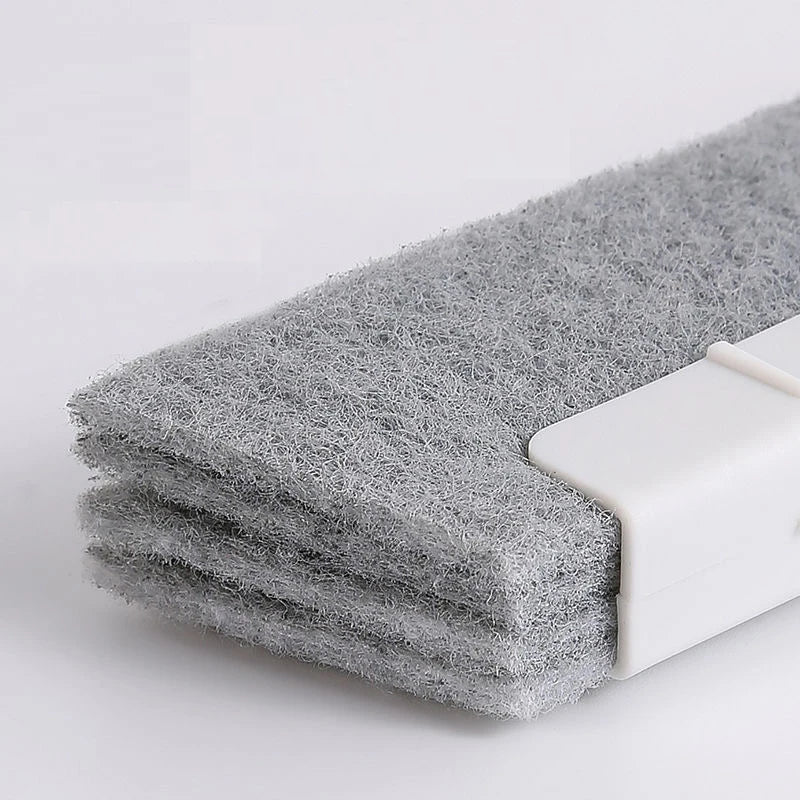 EdgeMaster Brush — Escova Multiuso Minimalista para Limpeza Profunda de Cantos, Recessos e Janelas com Alta Precisão