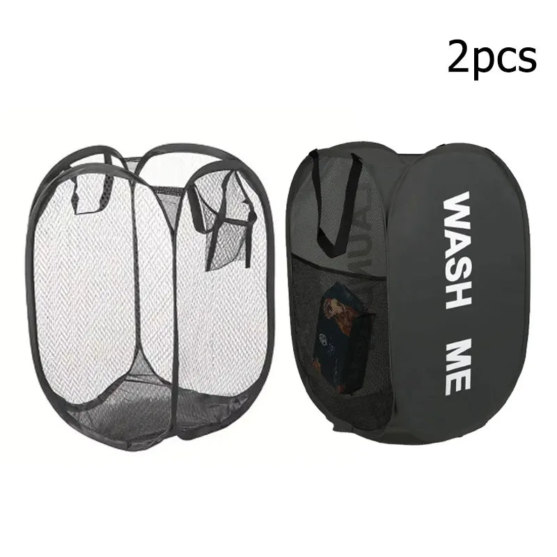 Cesto de Roupas Dobrável — Organize com Estilo e Economia de Espaço