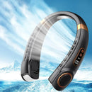 Ventilador Portátil de Pescoço 2025 | Sem Hélices, Recarregável e com Display Digital