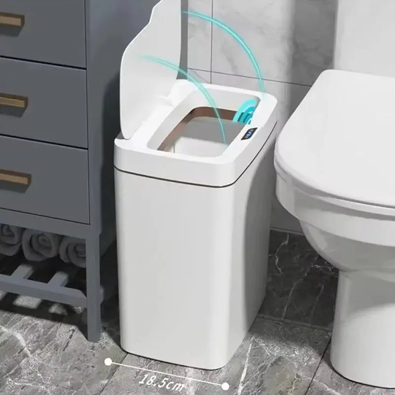 Lixeira Inteligente Automática — Design Moderno, Alta Capacidade e Tecnologia à Sua Mão