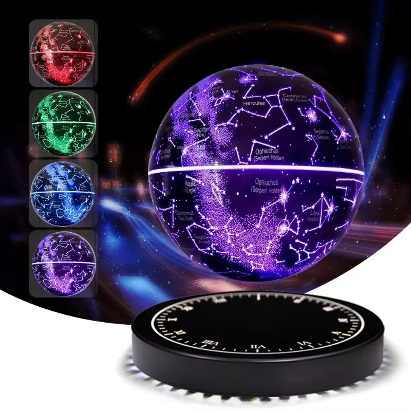 Luminária Globo Flutuante 3D com Levitação Magnética | Um Toque de Magia na Sua Decoração
