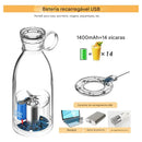 JuiceJet™– Garrafa Mixer Inteligente com Recarregamento Magnético e Design Portátil Sem Fio + Brinde