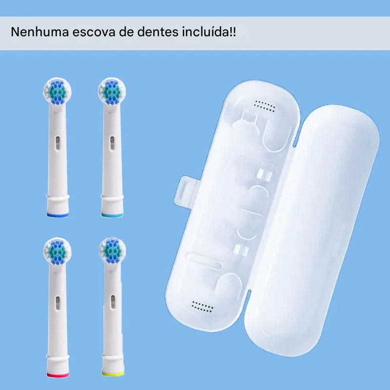 Escova Elétrica Recarregável 360° – Limpeza Profunda com 8 Cabeças + Timer Inteligente | À Prova d’Água