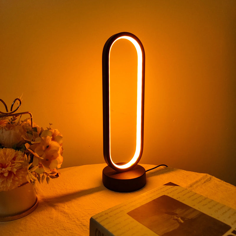 Luminária de Anel LED com 3 Tons de Luz – Elegância e Conforto para Seu Quarto!