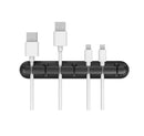 Organizador de Cabos em Silicone - Fixa Fios USB, Mouse e Fones com Praticidade