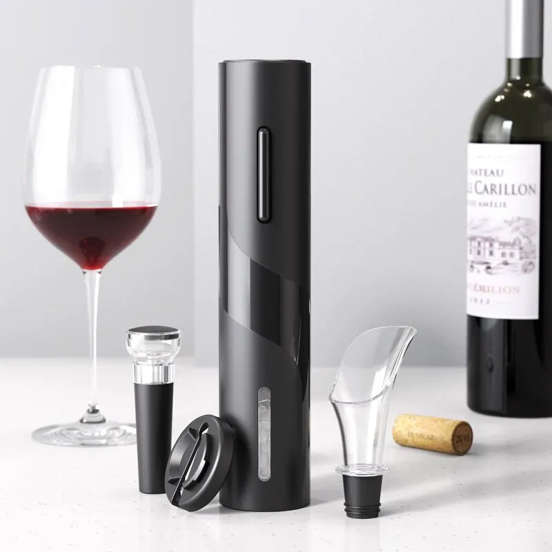 ZAVINIQ Premium – O Abridor de Vinho Elétrico Mais Desejado + 3 Brindes Grátis