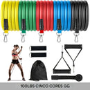 Kit de Faixas Elásticas para Exercícios