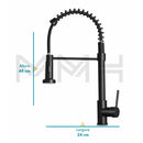 Torneira Gourmet  360° com Água Quente e Fria — Design Premium em Liga de Zinco