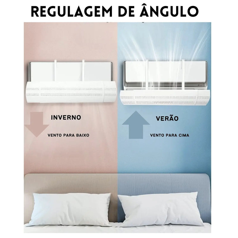 Defletor de Ar para Ar-Condicionado | Direcione o Vento com Conforto e Precisão | QUEIMA ESTOQUE 🔥