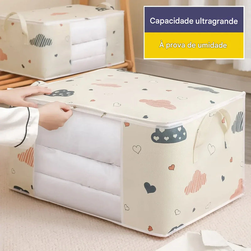 Bolsa Organizadora Dobrável com Alça Reforçada – Leve, Grande e Resistente