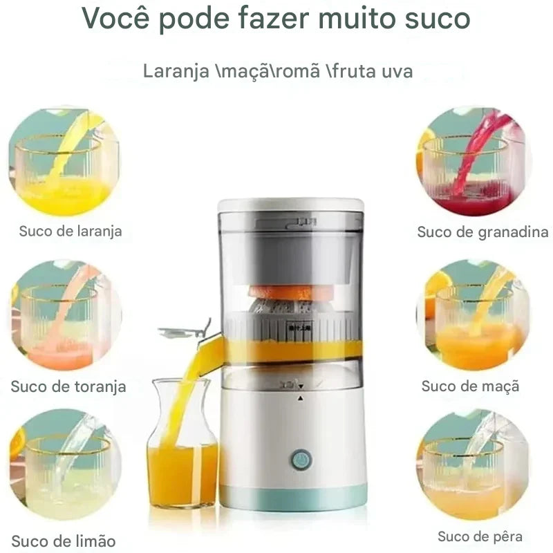 Espremedor Elétrico Inteligente Pezzi™ – Suco Natural com 1 Toque - Queima Estoque🔥